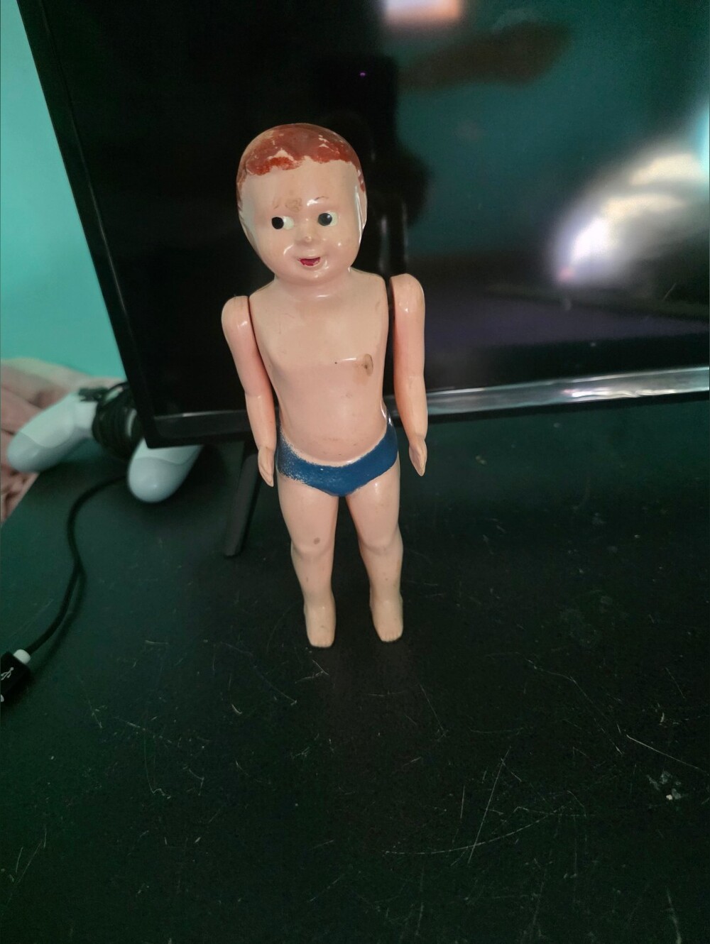 Vintage Celluoid Boy Swin Doll